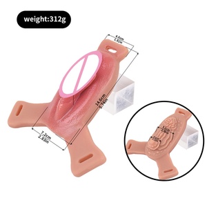 Strapon de Silicona, Masajeador Sexual para Preliminares, Juguete Sexual para Principiantes, Vibrador, Estimulador de Clítoris - Product Image 4
