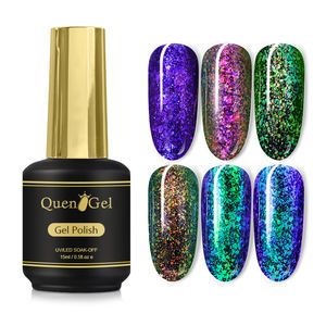 Quengel fabricant Direct paillettes couleur <span class=keywords><strong>Yunjin</strong></span> Gel vernis à ongles, échantillons gratuits UV LED Gel vernis à ongles Uv Gel - Product Image 2