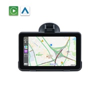 Sistema Multimedia Portátil con Pantalla Táctil Carplay de 7 Pulgadas, Conexión Bluetooth, Navegación, Reproductor de Música