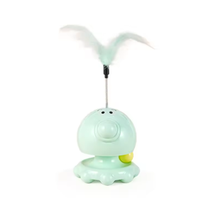 Jouet pour chat moderne et écologique, amusant, avec plumes, interactif, en forme de pieuvre, baguette de chat, jouet de puzzle - Product Image 1