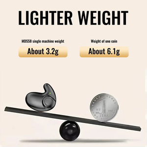 Coupon <span class=keywords><strong>de</strong></span> réduction MD558 – Petits écouteurs Bluetooth intelligents pour le sommeil, parfaits pour l'avion et le métro, mini écouteurs TWS sans fil pour dormir sur le côté - Product Image 6