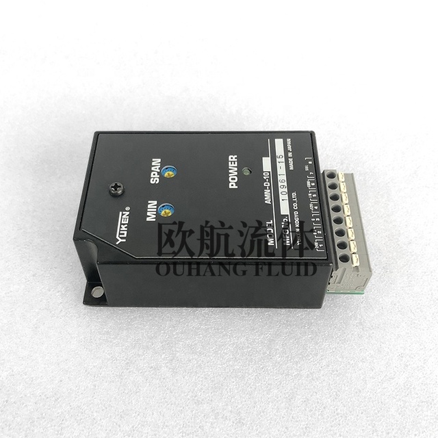 High Response Proportional Directional Control Valve Electro-hydraulic Power Amplifier YUKEN Amplifier AMN-D-10