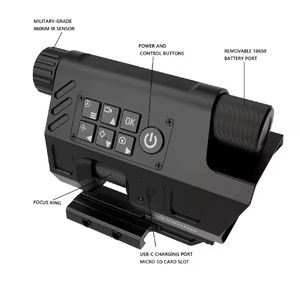 TYPHON 야간 투시경 범위 1-8x 야간 투시경 범위-독립형 디지털 LPVO | IR 적외선 범위 - Product Image 2