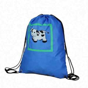 Vendita diretta in fabbrica con sacchetti regalo stampati neri <span class=keywords><strong>Friday</strong></span> riciclati borsa regalo nera con coulisse - Product Image 6