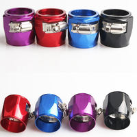Colliers de serrage universels pour tuyaux hexagonaux de voiture AN4 AN6 AN8 AN10 AN12, collier de serrage pour radiateur modifié, clip pour tuyau de carburant, boucle pour tuyau, collier de serrage pour extrémité d'huile