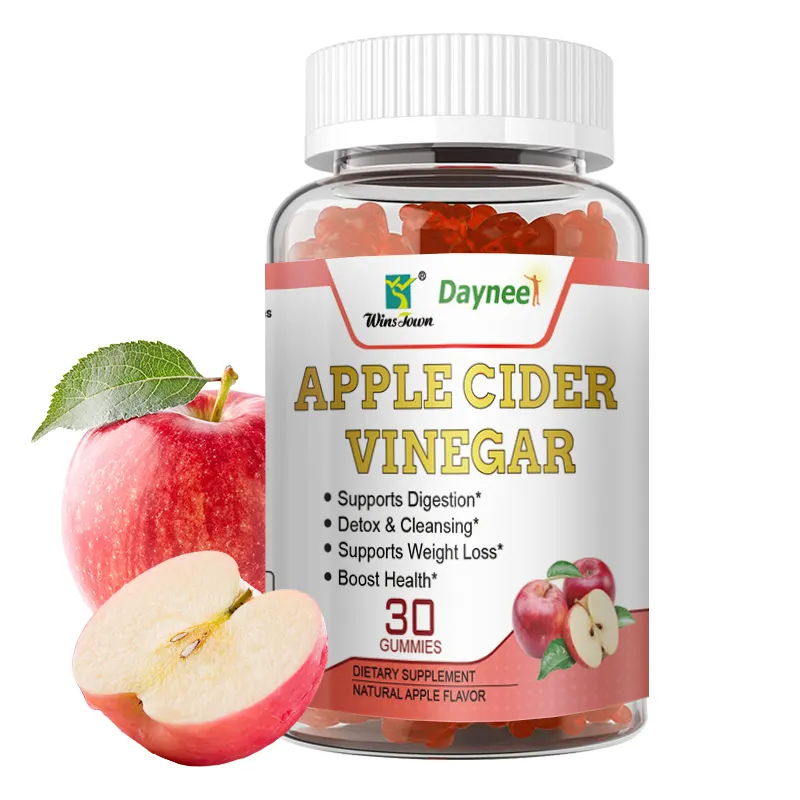 Daynee Organic Apple Cider Vinegar Vitamins gummy Candy slimming ACV gummi OEM Keto Weight Loss Gummies With Mother