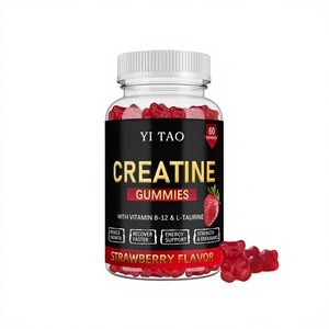 Gomitas de Creatina Sin Azúcar de Marca Privada, Suplemento Masticable para el Crecimiento y la Recuperación Muscular, Fabricación OEM, Empaque Personalizado con Sabor Personalizado - Product Image 1