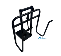 Support de levage moderne de haute qualité pour couvercle de baignoire de massage spa, noir et antirouille