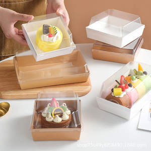 Donut Tiramisu Carne Hilo Becks Pastel Hornear Pastelería Caja de embalaje Papel Kraft Diseño de <span class=keywords><strong>s</strong></span>ándwich Lámina Material reciclado Uso alimenticio - Product Image 5