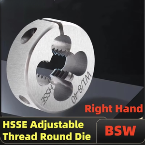 Matrices de filetage AR-D réglables 1 pièces HSSE British BSW 1/<span class=keywords><strong>8</strong></span> -40 5/32 <span class=keywords><strong>3</strong></span>/16 -<span class=keywords><strong>24</strong></span> 7/32-<span class=keywords><strong>24</strong></span> 1/4-18 5/16 <span class=keywords><strong>3</strong></span>/<span class=keywords><strong>8</strong></span>-1/2 en acier inoxydable Tap & Die - Product Image 6