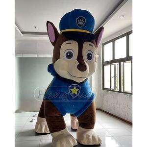 Hengyue vendita calda 2m/2.6m Running cane mascotte in movimento <span class=keywords><strong>cartone</strong></span> <span class=keywords><strong>animato</strong></span> zampa cane pattuglia peluche gonfiabile Costume da mascotte per adulti - Product Image 2
