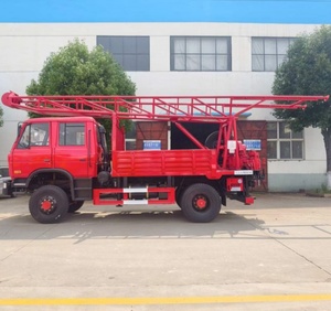 Plataforma de Perforación de Pozos de Agua Montada en Camión Dongfeng 4x4, con Bomba Hidráulica de Cabezal Rotatorio y Motor, Alta Rigidez, Profundidad Máxima de 100m - Product Image 2