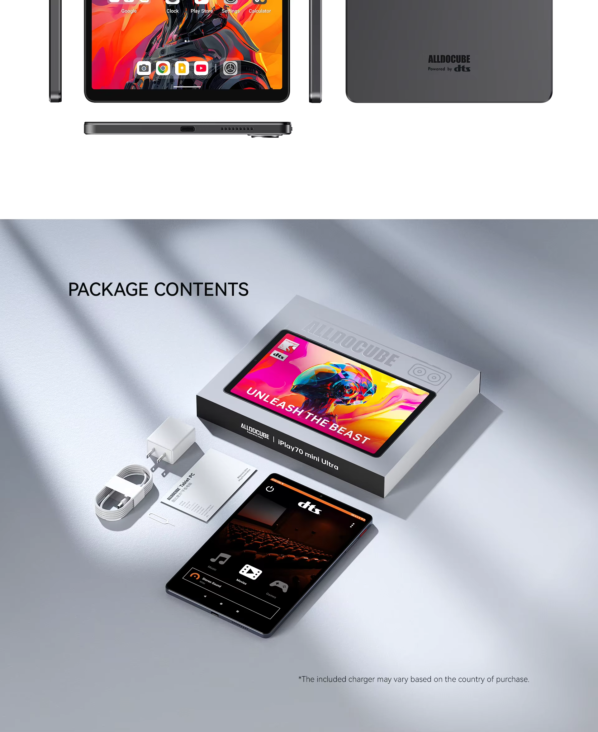ALLDOCUBE IPlay 70 Mini Ultra Tablet, 12GB RAM, 256GB Storage