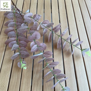 Feuilles d'<span class=keywords><strong>eucalyptus</strong></span> artificielles au toucher réel, haute qualité, 3 branches, <span class=keywords><strong>plante</strong></span> pour la décoration de la maison - Product Image 6