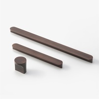 Poignées de meuble en laiton massif de luxe Maxery, poignées de tiroir modernes en or brossé, quincaillerie minimaliste pour armoires de cuisine, poignées de meubles