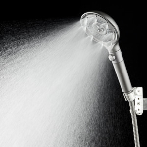 Nuovo prodotto aumento della pressione dell'acqua design a <span class=keywords><strong>risparmio</strong></span> <span class=keywords><strong>idrico</strong></span> regolabile 5 funzioni Spa palmare soffione con 5 impostazioni - Product Image 3