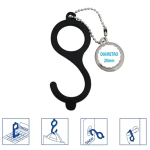 Portachiavi PCE11FCOV antimicrobico gadget personalizzati - Product Image 1