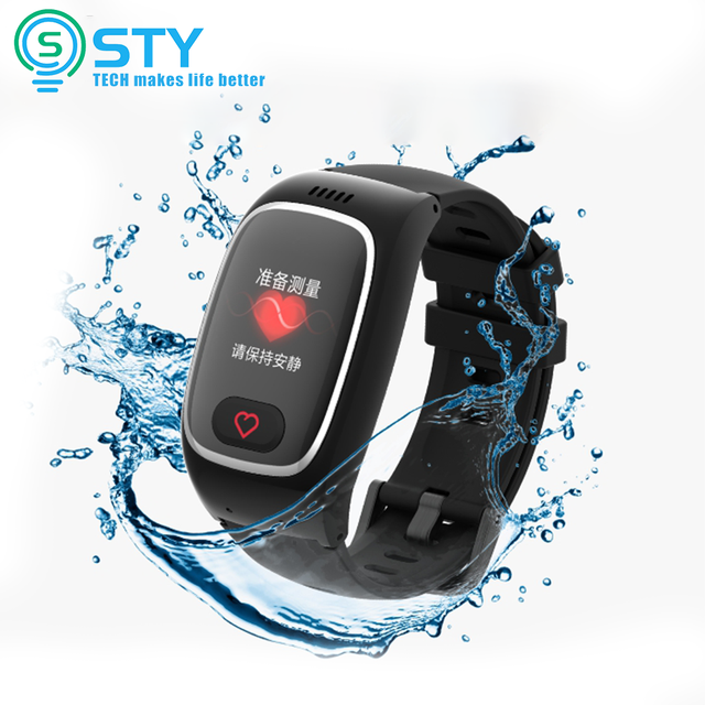 Best Gift for the Elderly Sim Card GPS Track ECG Heart Rate Monitor SOS Health 4g Android