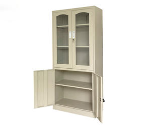 Guangdong Foshan armoire en acier boîte de classement en métal de luxe avec verre 2 4 <span class=keywords><strong>6</strong></span> portes <span class=keywords><strong>casier</strong></span> tiroir de rangement pour bureau Garage fichier outil - Product Image 3