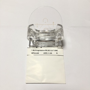 <span class=keywords><strong>Lentilles</strong></span> optiques progressives multifocales anti-lumière bleue 1.56 HMC vert/bleu 12/14/17mm <span class=keywords><strong>Lentilles</strong></span> optiques pour lunettes - Product Image 4
