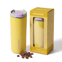 Échantillon Gratuit Tasses à Café Réutilisables 500ml Tasse Isotherme Double Paroi en Acier Inoxydable Bouteille Personnalisée Offre Spéciale