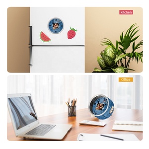 Reloj de Lata de Plástico Personalizable, Regalo Único <span class=keywords><strong>para</strong></span> el Día de San Valentín, Imán de Refrigerador Promocional Novedoso - Product Image 6