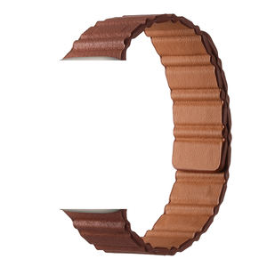 Eraysun kulit Vintage untuk tali jam tangan Apple 42/44/45/49mm gelang <span class=keywords><strong>Loop</strong></span> magnetik I Watch 7 8 9 10 Ultra <span class=keywords><strong>2</strong></span> gelang jam - Product Image 3