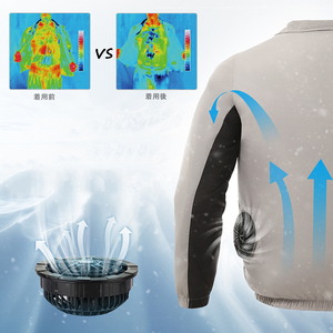 Sun protection <strong>Work</strong> Jacket Fan air Conditioned Clothes With Cooling Fan Summer Fan Cloth - Product Image 6
