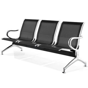 Sillas de Espera de Acero de Alta Calidad para Oficinas Públicas y Aeropuertos, Bancos de Recepción de 2/3/4 Plazas en Venta - Product Image 1