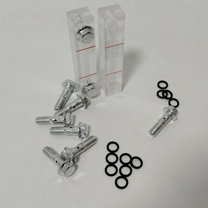 Jauge de niveau d'huile Mengma YJ-085 pour pièces de compresseur industriel - Vis et joints offerts - Product Image 3