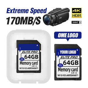 170Mb/128Gb Klasse 10 <span class=keywords><strong>Sd</strong></span> Kaart Twee Pack Camera Geheugenkaart V90 <span class=keywords><strong>Sd</strong></span> Kaart 256Gb Grote 4K 8K Camera Adapter Naar Camerasdxc - Product Image 2