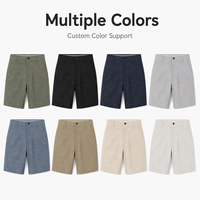 Shorts de golf droits camouflage personnalisés pour hommes, respirants, résistants aux plis, commandes de logos personnalisés sous marque privée