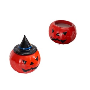Halloween Pumpkin Scented Creative Ghost-Shaped Fragrance <b>Candle</b> Ornament <b>Gift</b> Box - Product Image 2