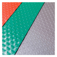 Rutschfeste Einfarbige Moderne Industrielle PVC-Bodenmatten-Rollen Vielseitiger Vinylboden für Garagen, Küchen, Fitnessräume, Büros