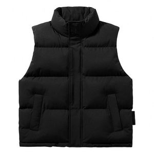 Wholesale Custom Logo Lightweight Full Zip up Sleeveless Down Jacket Warm Padded Quilted Coat Puffer Men's <b>Vests</b> & Waistcoats - Product Image 2