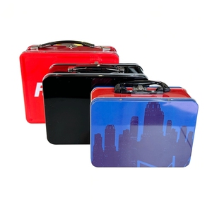 Chất lượng cao tùy chỉnh in ấn an toàn thực phẩm hình chữ nhật ăn trưa hộp thiếc với xử lý - Product Image 2