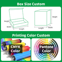 Boîte d'expédition en carton ondulé Kraft avec impression de logo personnalisé, boîte d'expédition aérienne, boîte à courrier en papier recyclé pour l'emballage de vêtements et de cadeaux