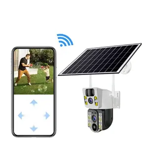 IP kamera WIFI güneş paneli bataryası güvenlik kamera su geçirmez açık PTZ güvenlik kamerası