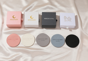 Hot Sale EleQueen Custom Logo Luxury Microfiber Jewelry Packaging Bags Portable Modern Round Pouch for Rings Earrings Necklace - Product Image 2