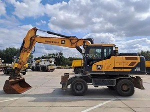Excavadora de Ruedas HYUNDAI HW210 de 21 Toneladas con Motor Cummins, Bomba Kawasaki y Motor de Engranajes de Alta Eficiencia, Cucharón de 1m en Venta - Product Image 2
