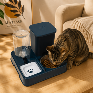 Hot Selling 2-in-1 Gravity Food Bowl Automatic Cat <b>Feeder</b> and Water Dispenser Set for Small Medium Cats Dogs - Product Image 6