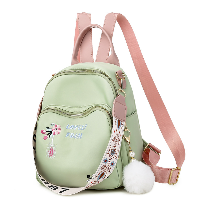 Mujer TWINSET Mochila de satén jacquard de camuflaje Camuflaje Verde Militar  | Descubre Los Modelos De Tendencia • TOSSNWIN