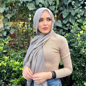 Wholesale Long Scarves & Shawls for Girls Fashionable Foulard Cotton Ethnic <b>Swaddles</b> <b>Wraps</b> Islamic Light Weight Hijab - Product Image 1