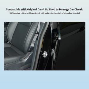 Système de porte à fermeture douce silencieuse à aspiration électrique automatique EASYGUARD, anti-pincement, compatible avec Tesla Model 3/Model Y 2019+ - Product Image 4