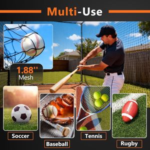 Red de Bateo Podiyeen para Béisbol y Sóftbol, Jaula de Bateo Portátil para Jardín - Product Image 6