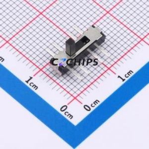SS-3360D-L3 Slide Switch SMD Switch Double Pole Three Throw Rectangle Pin Header SMD Tab 13mm - Product Image 1