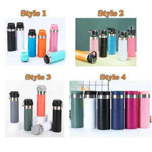 กระติกน้ำสุญญากาศสแตนเลสขนาด 16 ออนซ์ 450 มล. พร้อมฝาปิด - Product Image 5