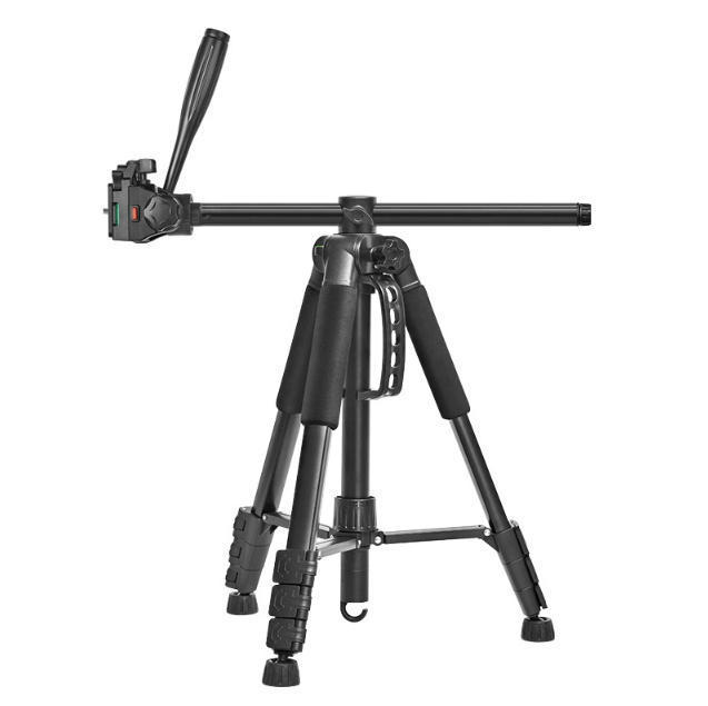 Professional DSLR Tripod 360-Degree Horizontal Panoramic Rotating Ball Head Multi-Angle Overhead Shooting Stand Camera
