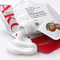 Crème lissante pour cheveux à base de graines de thé, marque privée, relaxant capillaire professionnel, pâte coiffante pour cheveux raides, OEM ODM