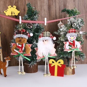 Adornos <span class=keywords><strong>de</strong></span> tela navideños al por mayor: colgantes <span class=keywords><strong>de</strong></span> peluche <span class=keywords><strong>de</strong></span> Papá Noel y muñecos <span class=keywords><strong>de</strong></span> <span class=keywords><strong>nieve</strong></span>, tipos surtidos, dijes decorativos para árbol <span class=keywords><strong>de</strong></span> Navidad - Product Image 2